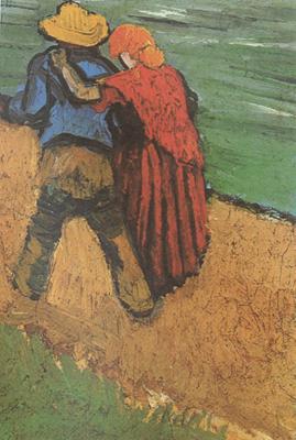 Vincent Van Gogh Two Lovers (nn04) oil painting image